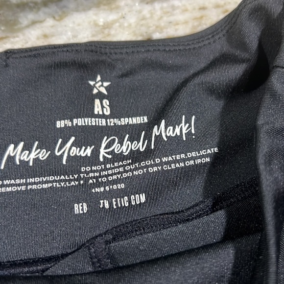 Rebel Athletic black flouncy skirt, like new. AS - Picture 5 of 6